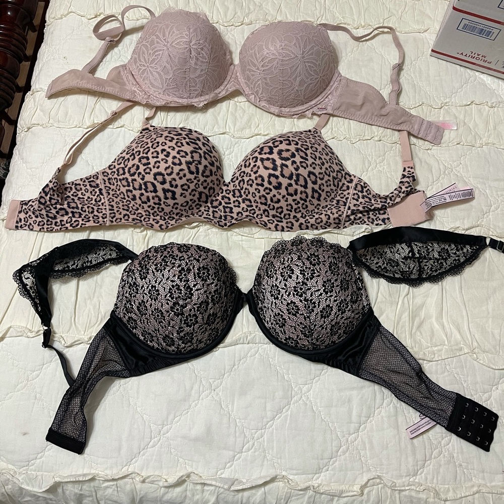 3- Victoria’s Secret Bras 36DD